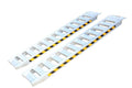The Ramp People Loading Ramps Pair 3000kg Capacity (2500mm) | Non-folding Portable Aluminium Ramps for Plant Machinery, Diggers, Ride-on Mowers - Vans, Trailers