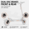 Kukirin G2 Electric Scooter,Electric Scooters Adult with Cuise Control, 55-60KM Range, 10Inch Tires, 3 Speed Mode, Double Braking System Fast E Scooter for Adults and Teens