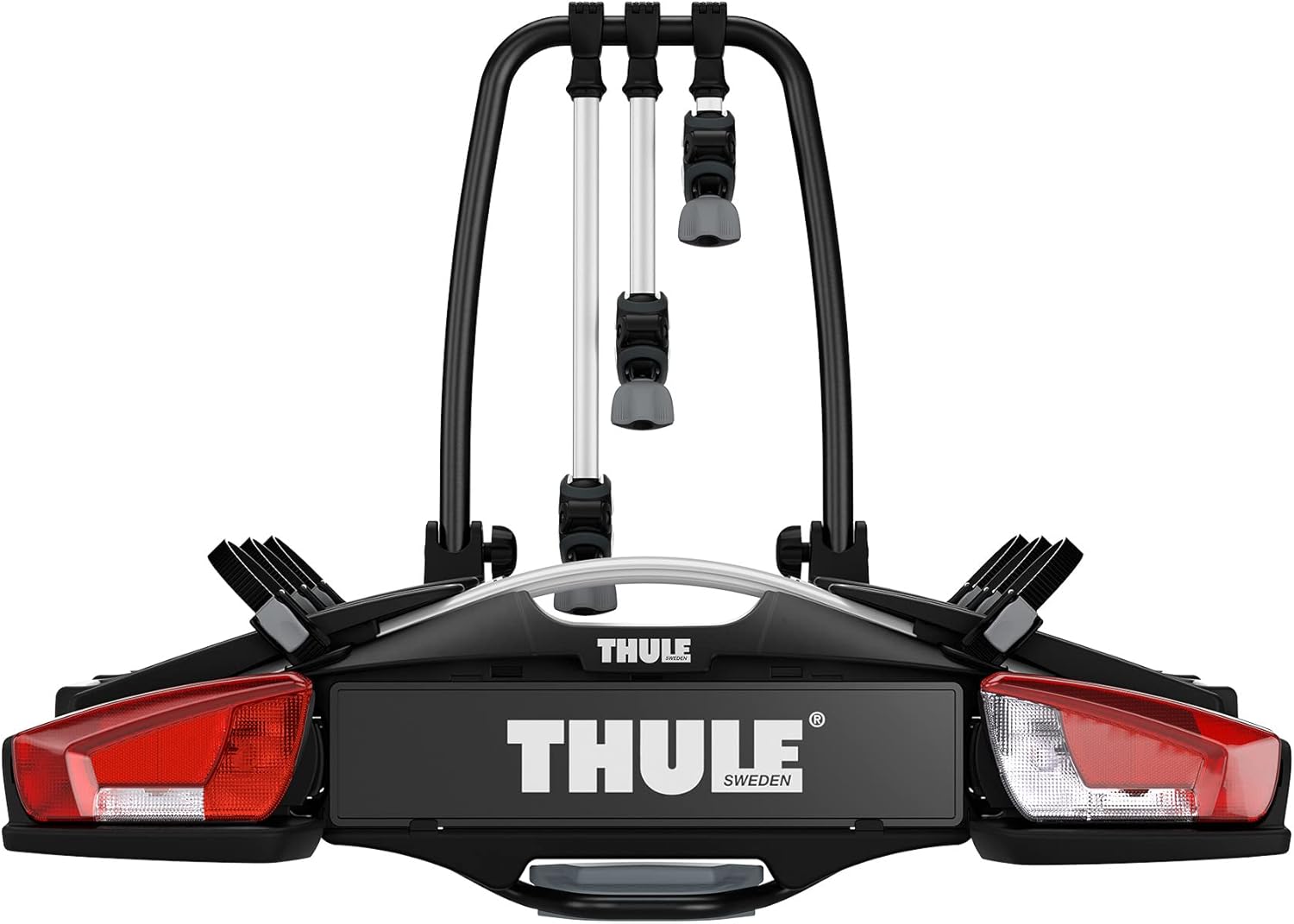 Thule Velocompact 13-pin Platform Towbar Bike Rack Black/aluminum, 3(4) bikes