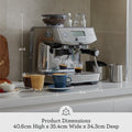 Sage Barista Pro, Bean to Cup Machine, Brushed Stainless Steel
