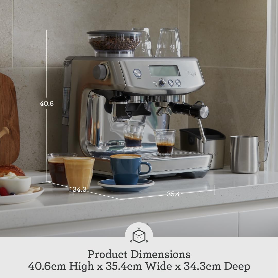 Sage Barista Pro, Bean to Cup Machine, Brushed Stainless Steel