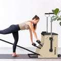 PAETA Pilates Combo Chair,Pilates Chair,Wunda Chair with Resistance Bands, Handles, and Split Pedals, Professional Yoga Chair Pilates Machine for Home and Studio Use