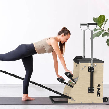 PAETA Pilates Combo Chair,Pilates Chair,Wunda Chair with Resistance Bands, Handles, and Split Pedals, Professional Yoga Chair Pilates Machine for Home and Studio Use