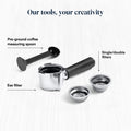 De'Longhi Dedica Style - Manual Espresso Machine Manual Milk Frother Metal