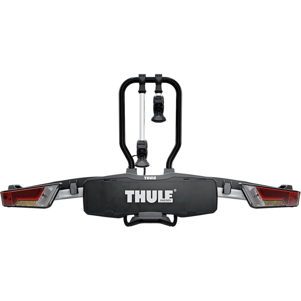 Thule EasyFold XT bike carrier for 2 bikes, black/aluminium towbar
