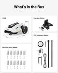 MAMMOTION YUKA 3000 Robot Lawn Mower, Perimeter Wire free,Recommended 3000 m, Max.4000 m,Equipped with Ultrasense Al vision, Handles 45% slopes Cutting Heights 20-90mm, Automatic Mapping