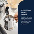 De'Longhi Dedica Style - Manual Espresso Machine Manual Milk Frother Metal