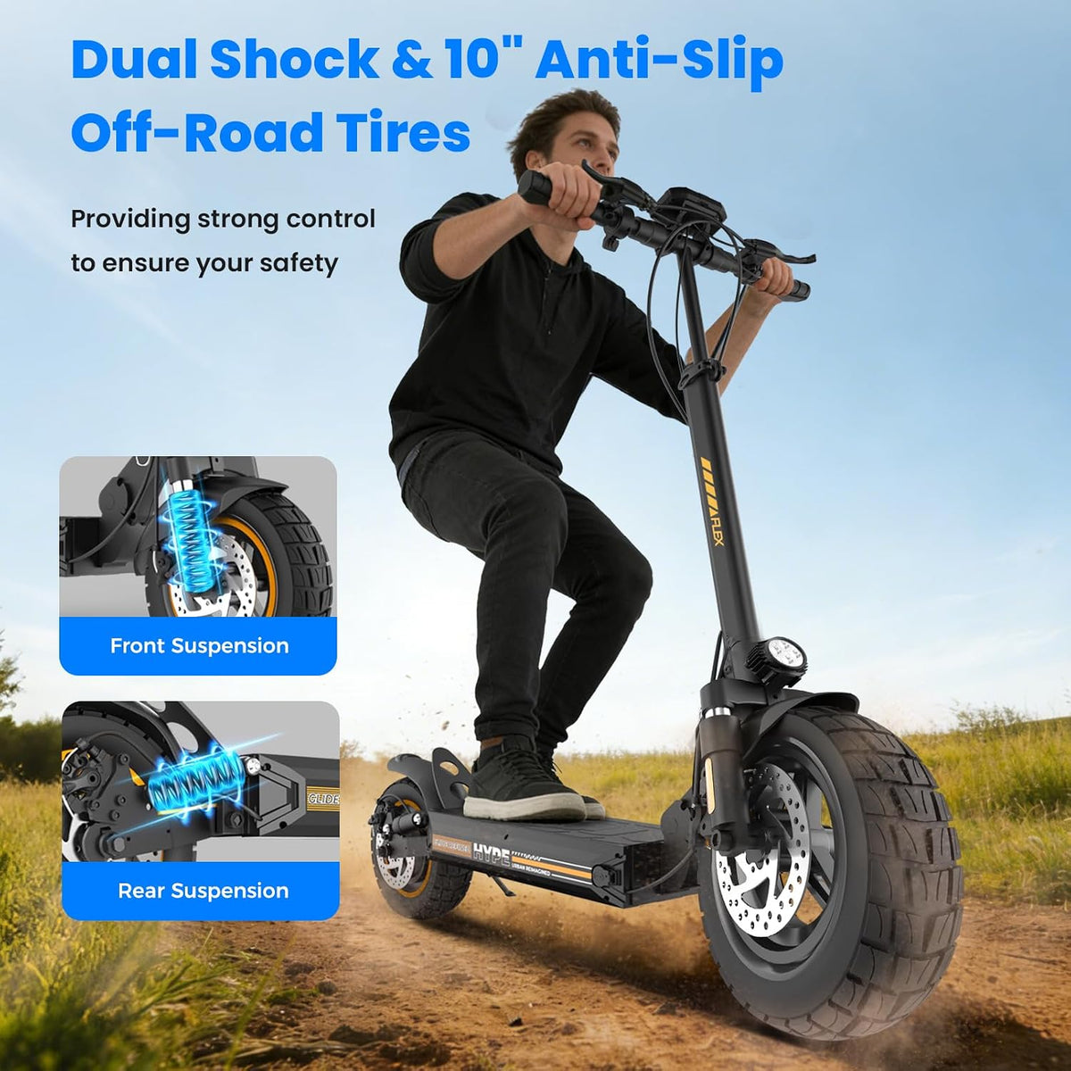 W9 Series Electric Scooter Adult E Scooter Off Road 40km Range