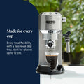 De'Longhi Dedica Style - Manual Espresso Machine Manual Milk Frother Metal