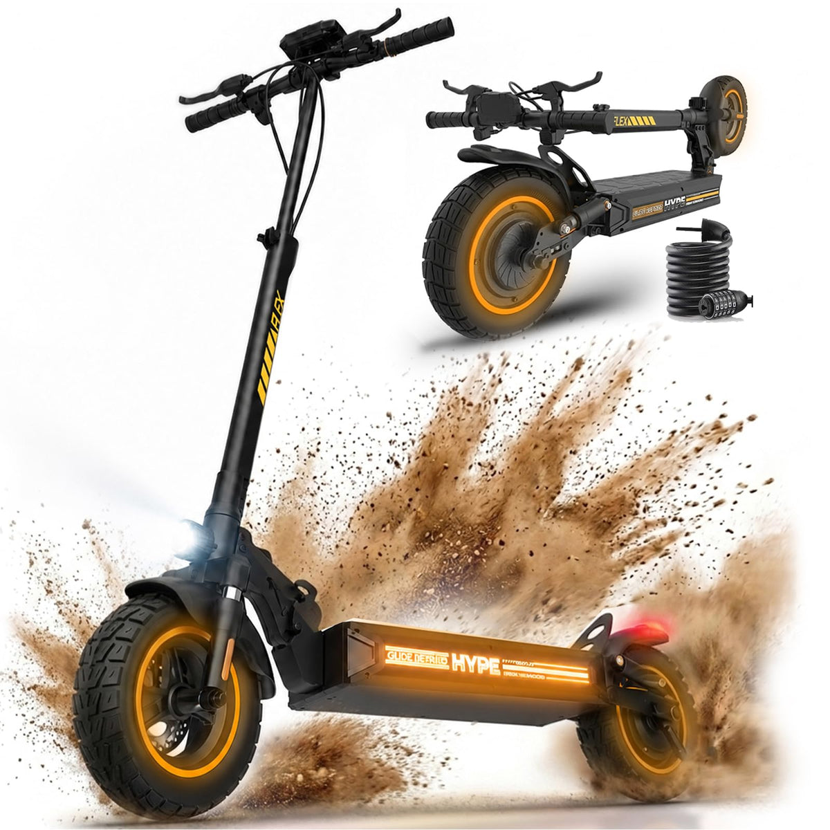 W9 Series Electric Scooter Adult E Scooter Off Road 40km Range
