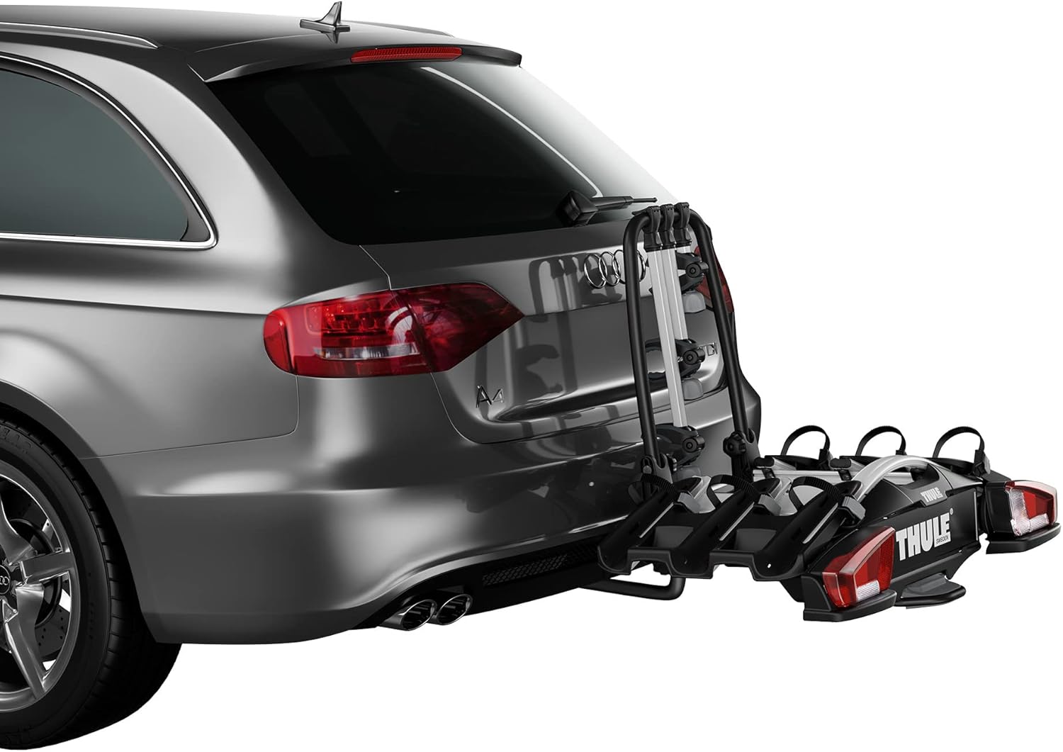 Thule Velocompact 13-pin Platform Towbar Bike Rack Black/aluminum, 3(4) bikes