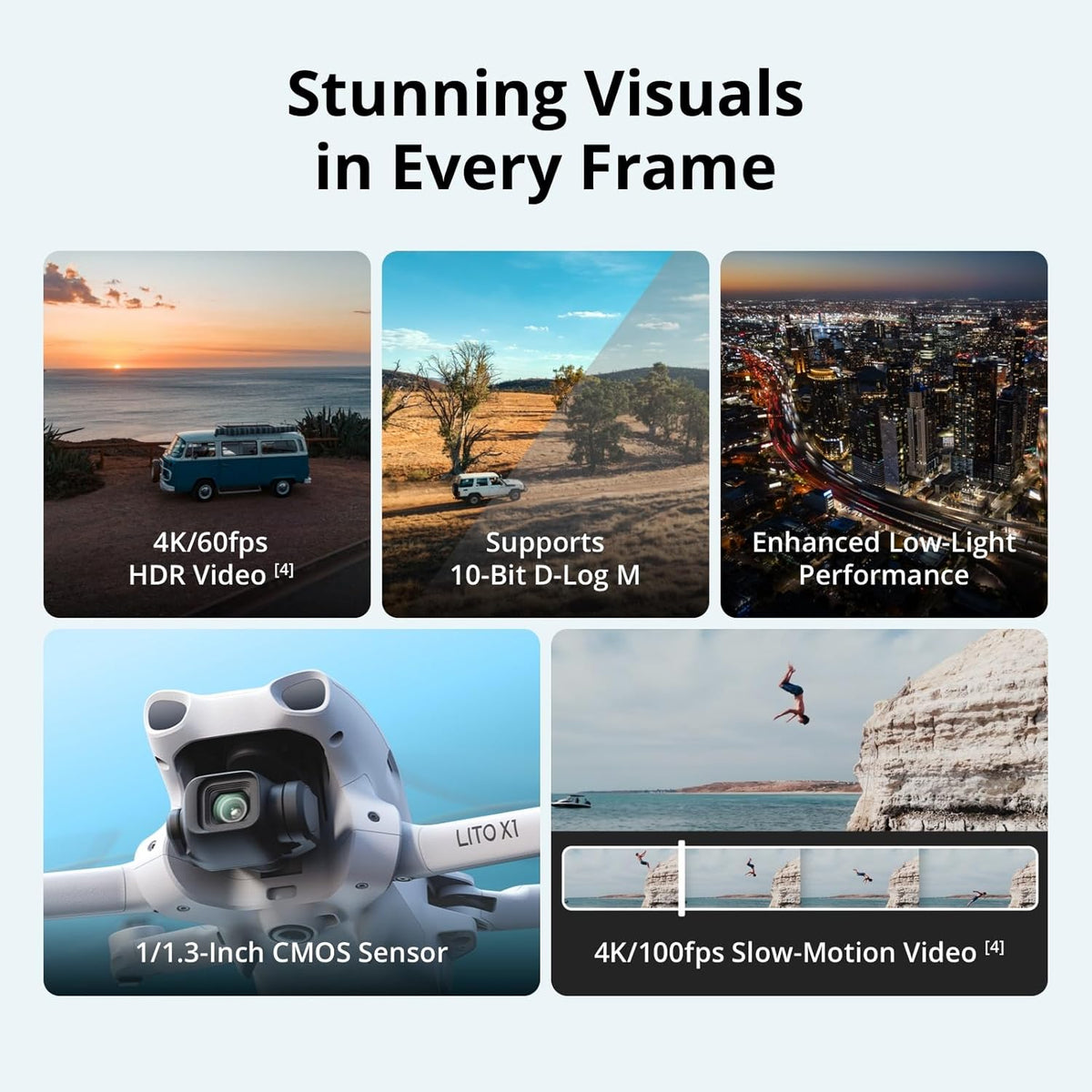 DJI Lito X1, 4K Camera Drone for Beginners