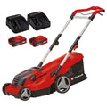 Einhell Cordless Lawnmower 47cm with Battery (x4) and Twin-Charger (x2) 36V