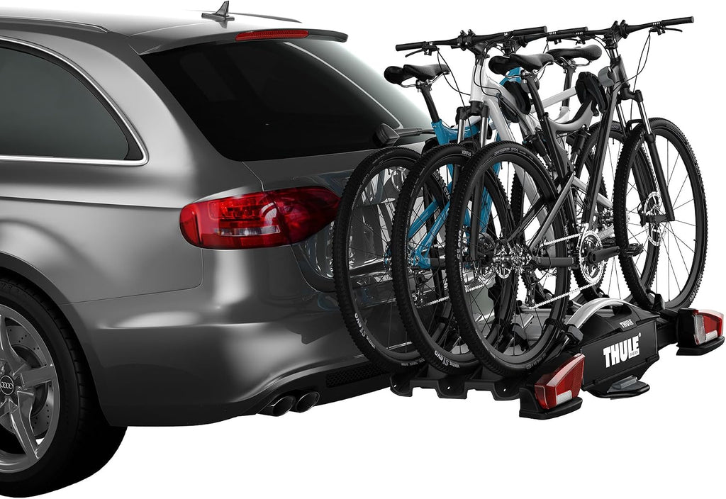 Thule Velocompact 13-pin Platform Towbar Bike Rack Black/aluminum, 3(4) bikes