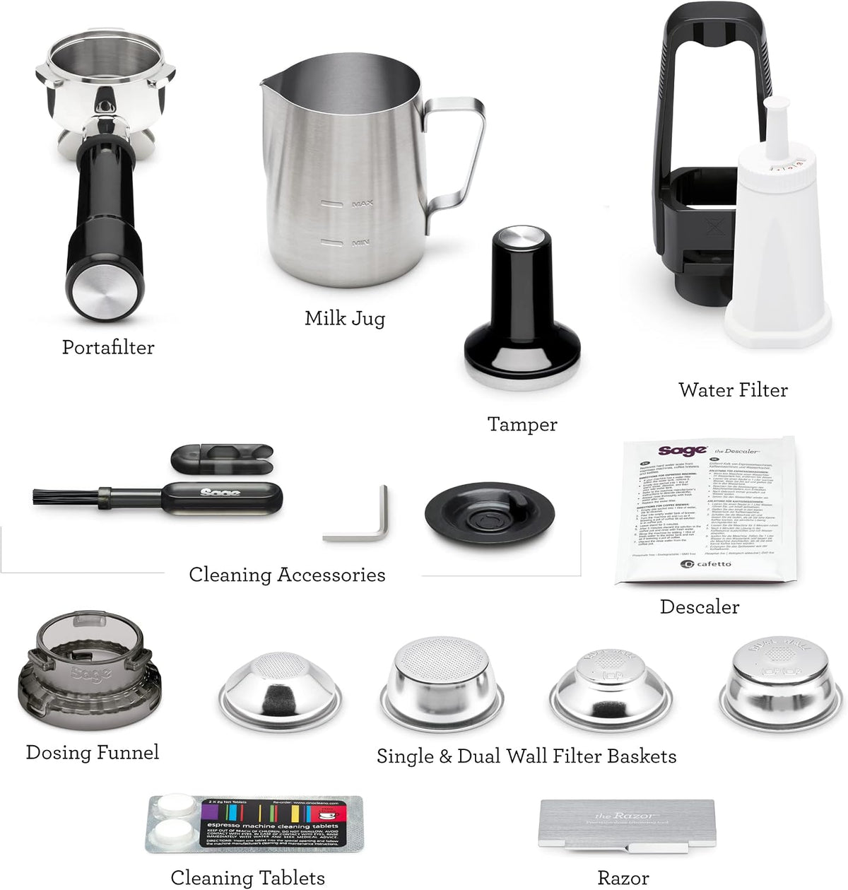 Sage Barista Pro, Bean to Cup Machine, Brushed Stainless Steel