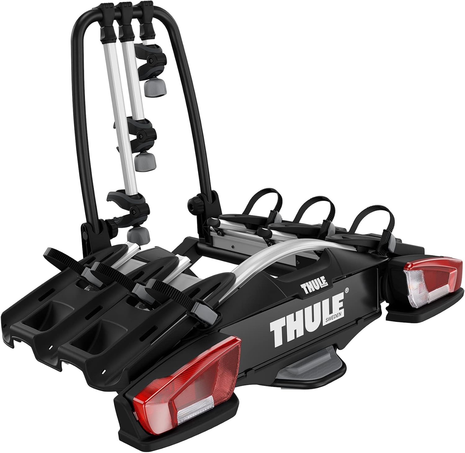 Thule Velocompact 13-pin Platform Towbar Bike Rack Black/aluminum, 3(4) bikes