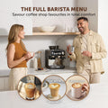 Breville Barista Sense Espresso Machine | Bean to Cup Coffee Maker with Integrated Coffee Grinder & Milk Frother | TempSense Steam Wand | 15 Bar Italian Pump | Black [VCF187]
