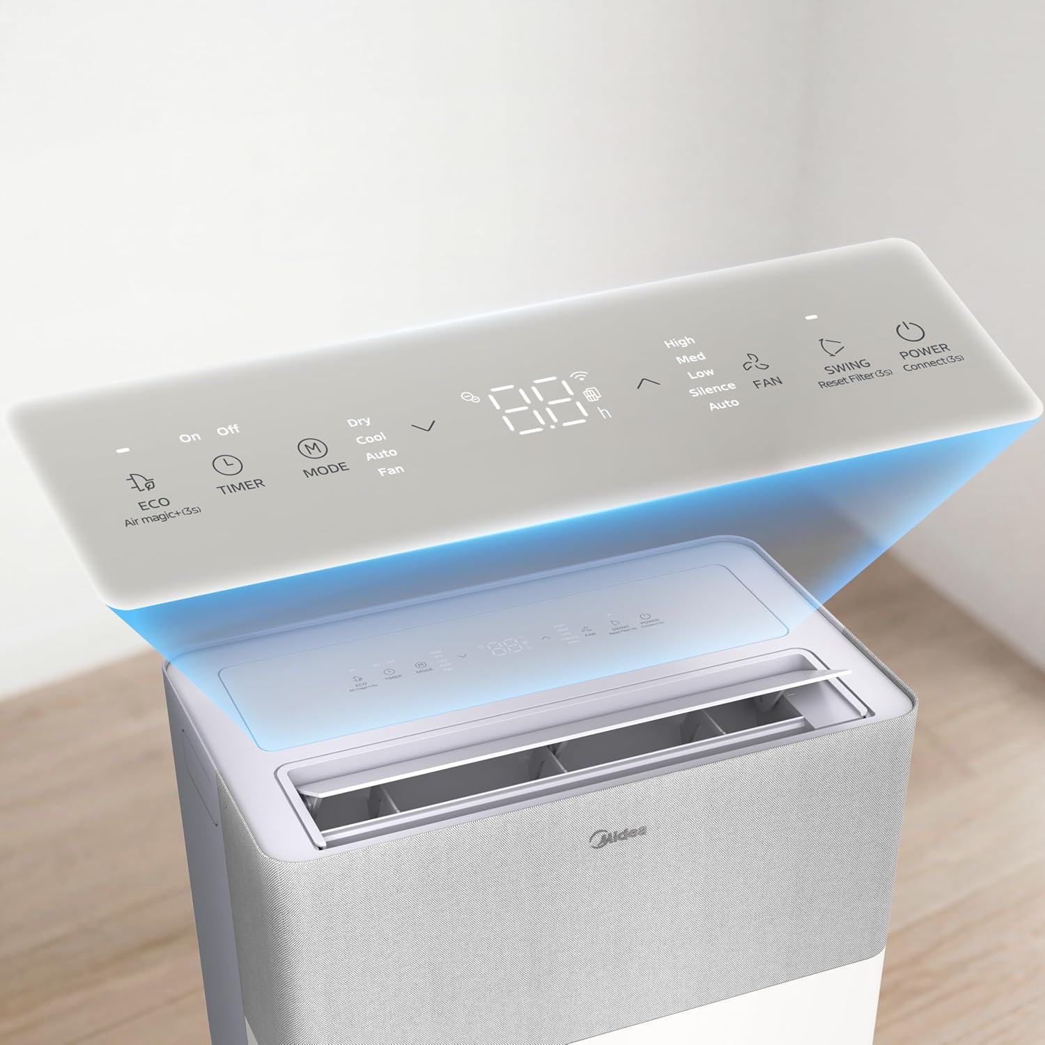 Midea Portasplit Cool Mobile Air Conditioner, cooling only, A++, 8,000 BTU, 2.3 kW