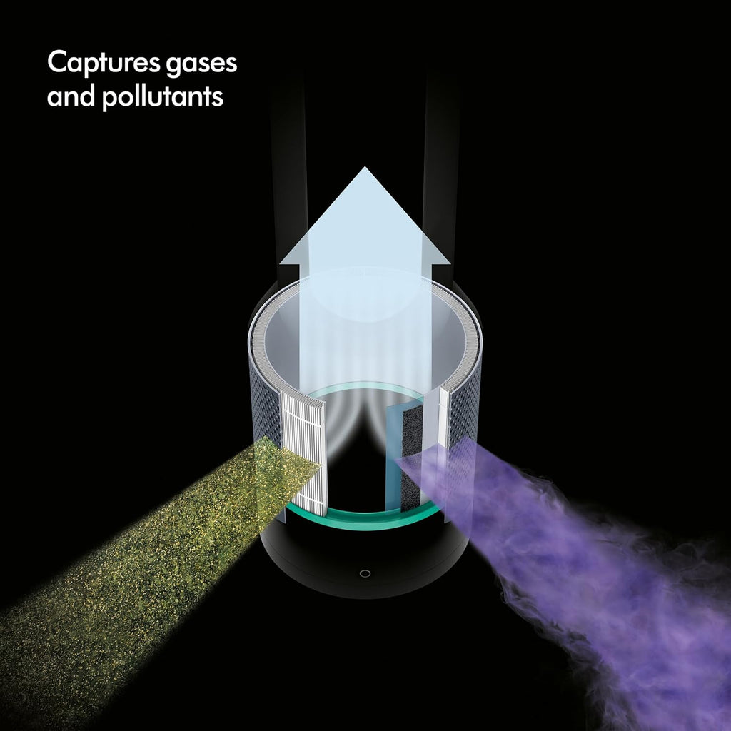Dyson Pure Hot + Cool™ Purifier Heater | Heats and Cools Year Round, Two Powerful Airflow Modes, Magnetic Remote Control