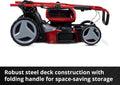 Einhell Cordless Lawnmower 47cm with Battery (x4) and Twin-Charger (x2) 36V
