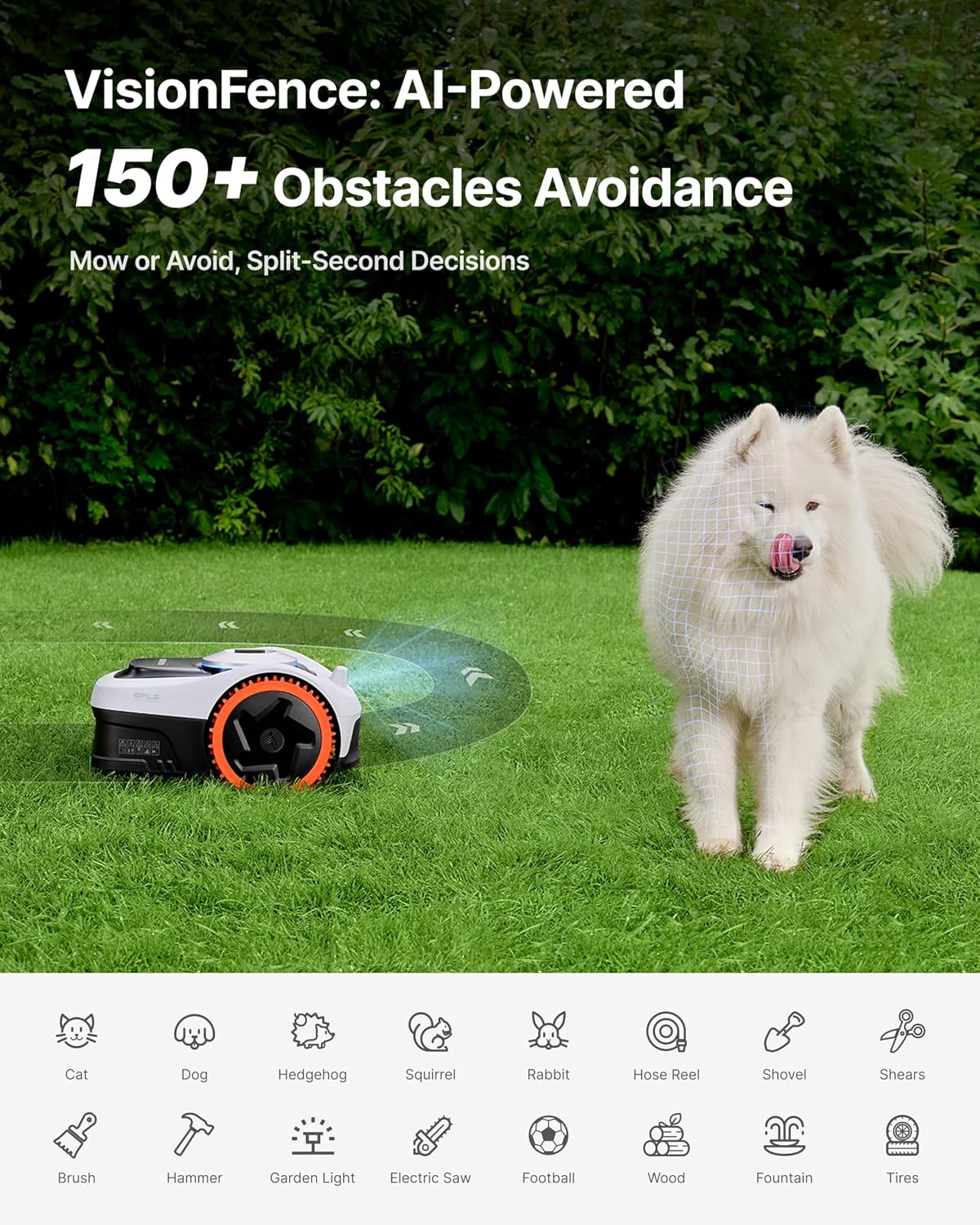 Segway Navimow i208 AWD Robotic Lawn Mower, with Garage S, Rec. 800 m²