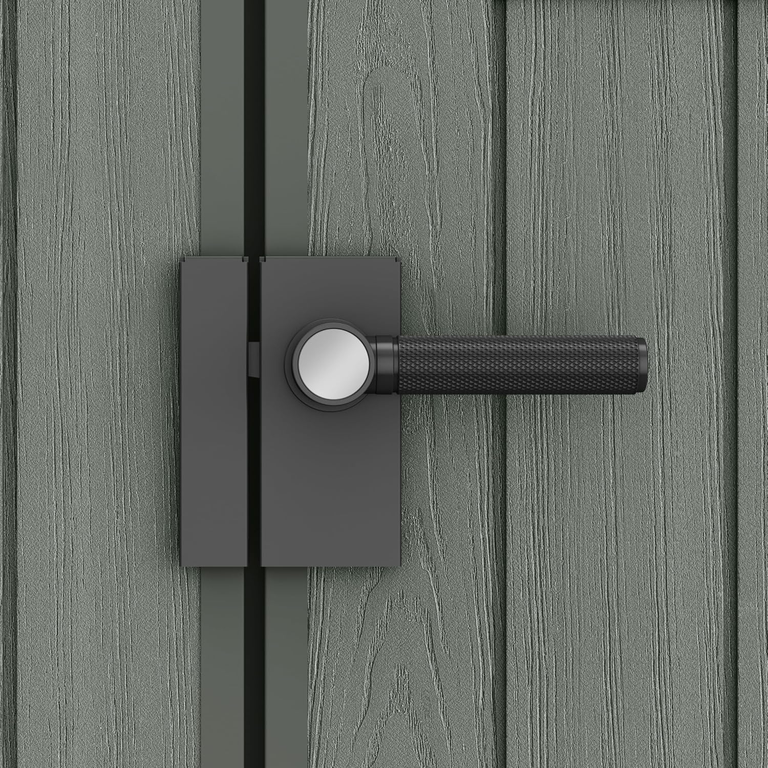 Keter Darwin 6x4ft Double Door Garden Shed – Green | Evotech Wood-Effect Composite | Weatherproof Outdoor Storage for Tools, Bikes & Equipment | Skylight, Ventilation & Heavy-Duty Floor